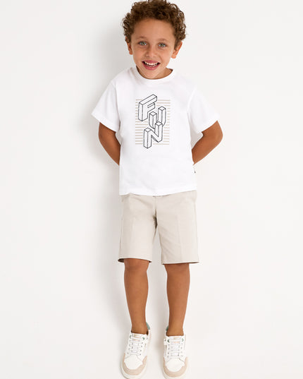 Maglietta m/c embossed fun - 3027