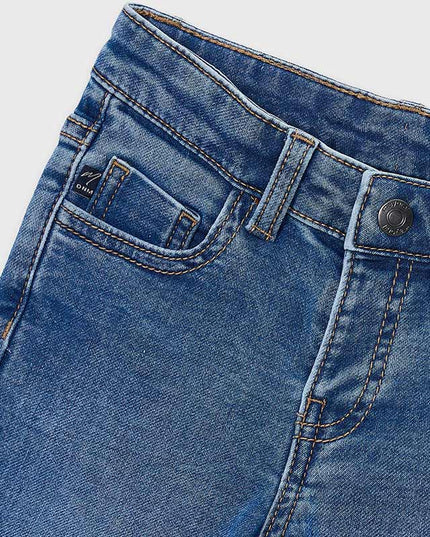 Pantalone soft denim 5 tasche - 4516