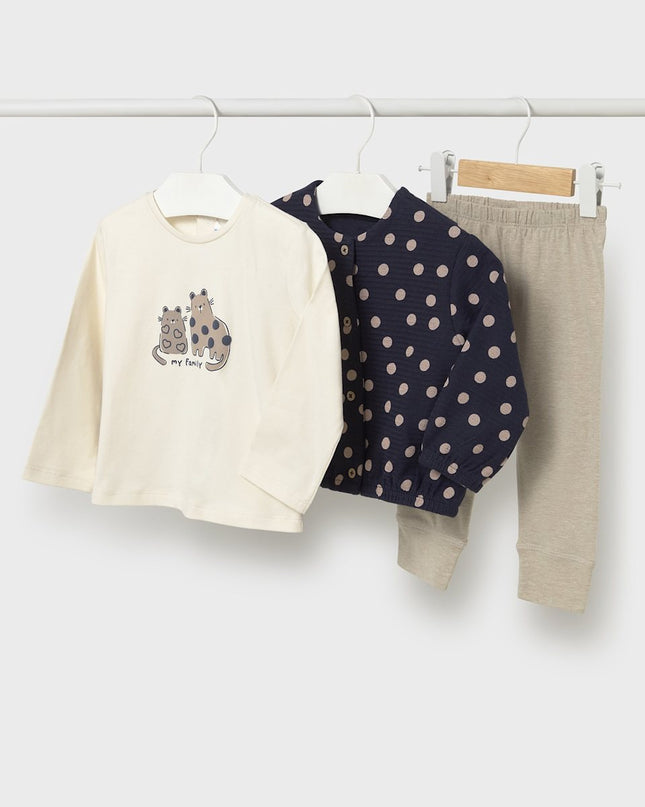 Comp. leggings 3 pezzi - 2743