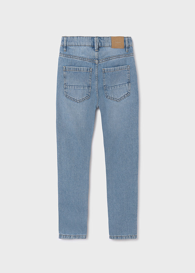 Pantalone denim straight cropped - 6519