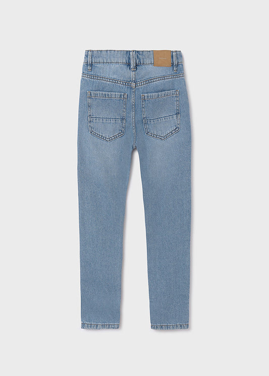 Pantalone denim straight cropped - 6519