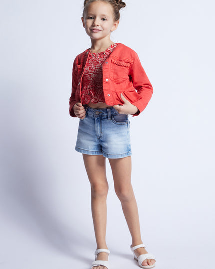 Cappottino tela con cappuccio - 3473