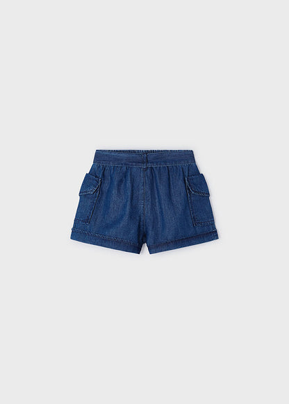 Pantalone corto cotone tencel - 3252
