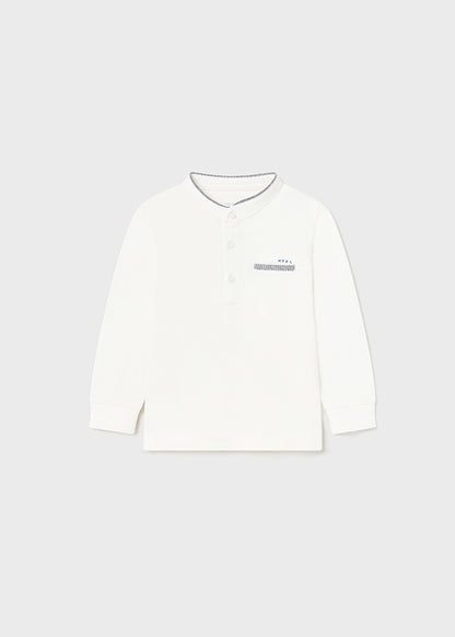 Polo manica lunga collo mao - 1109C