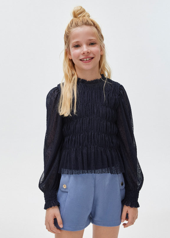 Blusa tulle - 7176