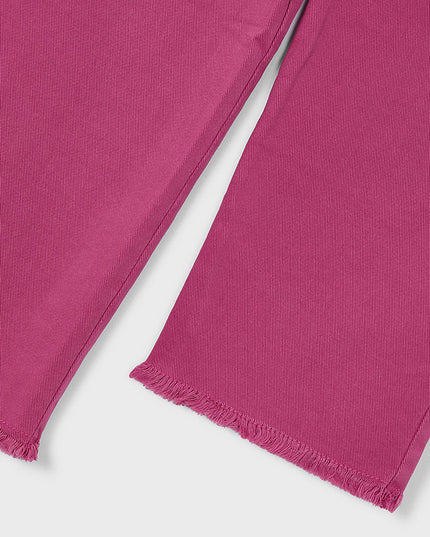 Pantalone twill wide leg - 3588