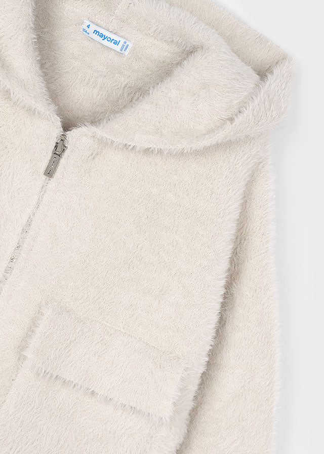 Felpa tricot con pelliccia - 4316