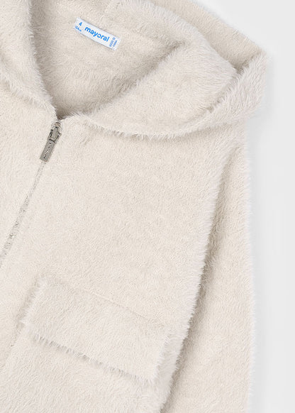 Felpa tricot con pelliccia - 4316
