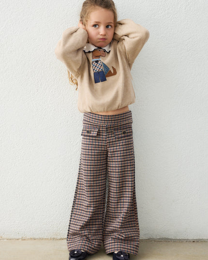 Pantalone lungo jacquard - 4522