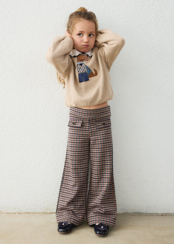 Pantalone lungo jacquard - 4522