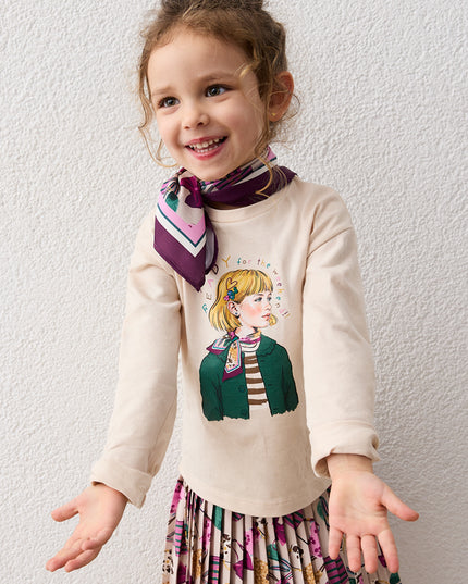 Maglietta m/l foulard - 4002