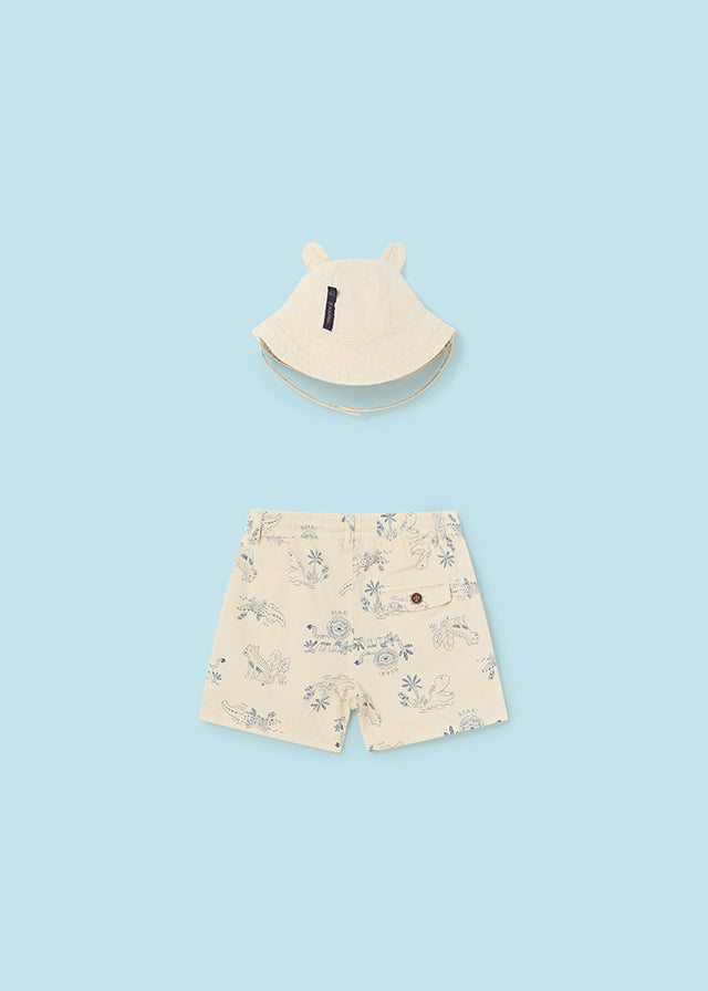 Completo bermuda con cappello - 1249