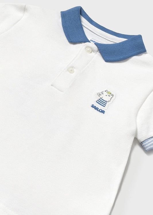 Polo m/c applique - 1108