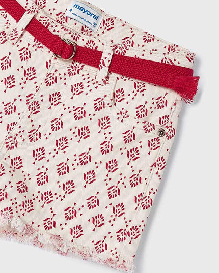 Pantalone corto cotone stampato - 3255