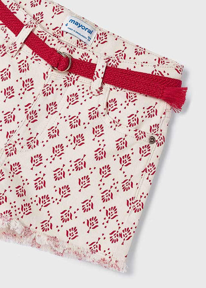 Pantalone corto cotone stampato - 3255