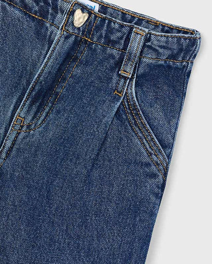 Pantalone denim wide leg - 4578
