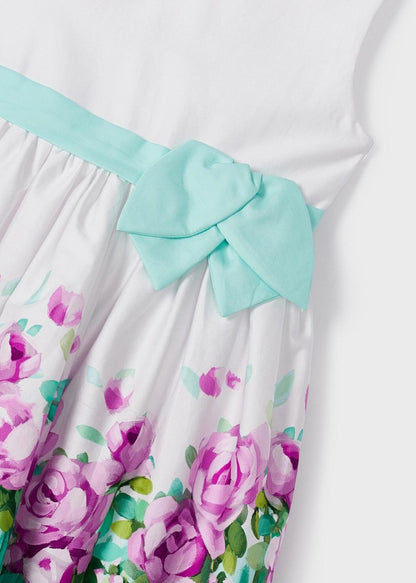 Vestito con bordura - 3915