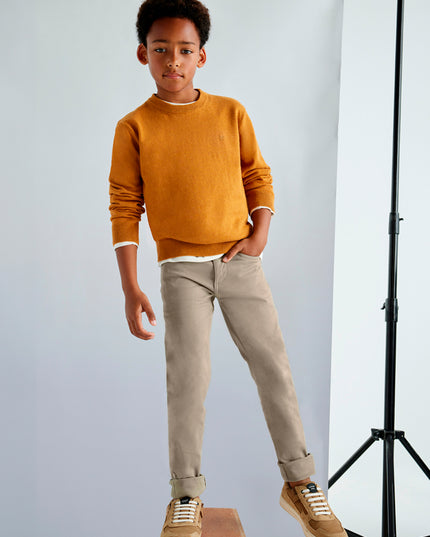 Pantalone 5 tasche slim fit basico - 582
