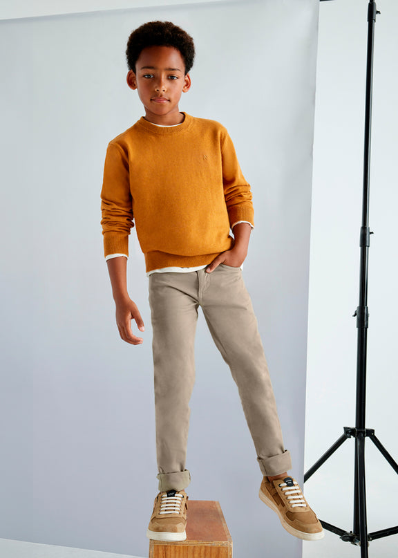 Pantalone 5 tasche slim fit basico - 582