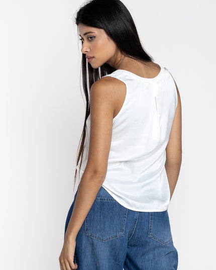 Top Donna Bianco LOKITA - Taglie S-XL
