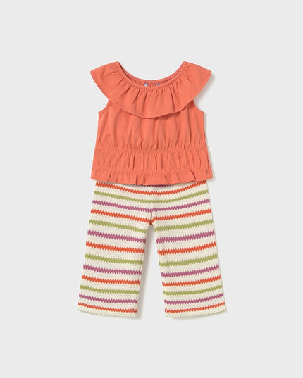 Completo pantalone lungo crochet - 1575