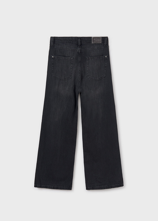 Pantalone lungo jeans wide leg - 6538
