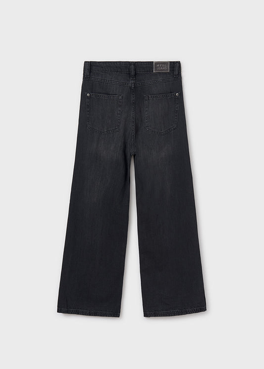Pantalone lungo jeans wide leg - 6538