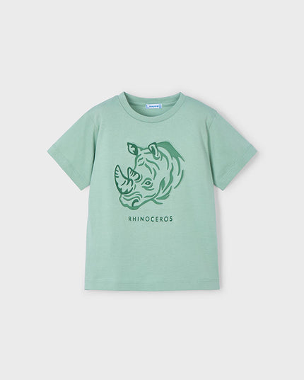 Maglietta m/c embossed rhino - 3042