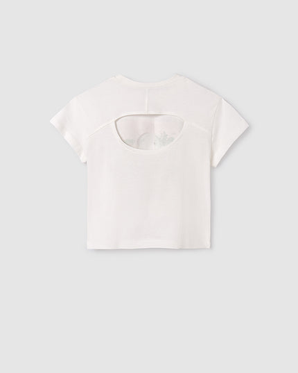 Maglietta m/c schiena cut out - 6008