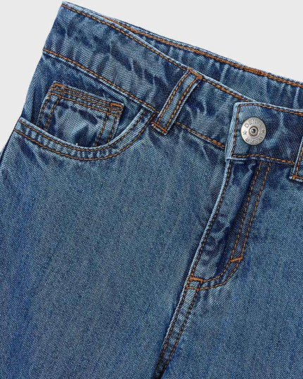 Pantalone lungo denim fluido - 3590