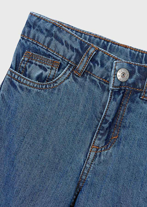 Pantalone lungo denim fluido - 3590