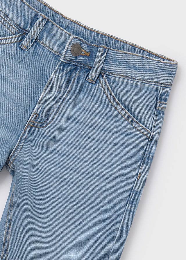Pantalone denim straight cropped - 6519