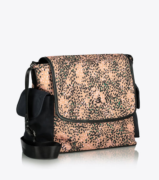 BORSA MAMMA HAPPY LEOPARD IN TESSUTO HARLOW CON CAMBIO - 1010-2969