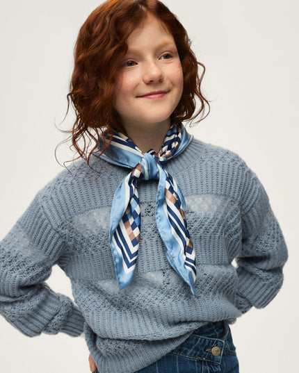 Maglione struttura traforato - 7335