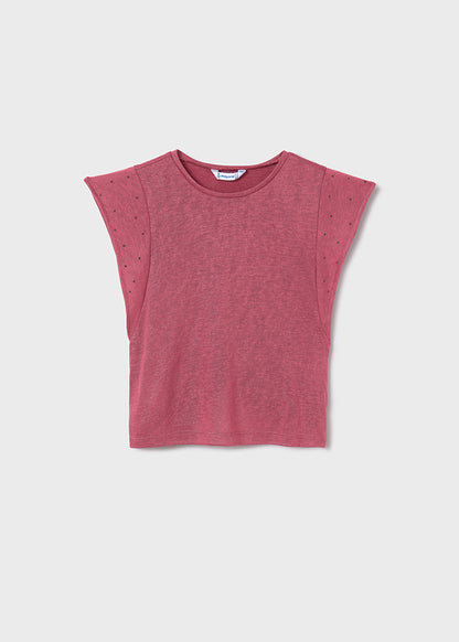 Maglia canotta borchiata - 6019