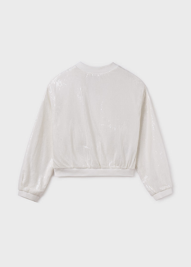 Giacca bomber lustrini - 6403