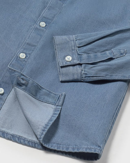 Camicia m/c denim - 1118