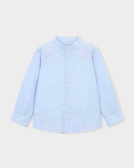 Camicia m/l c/coreana lino - 3118