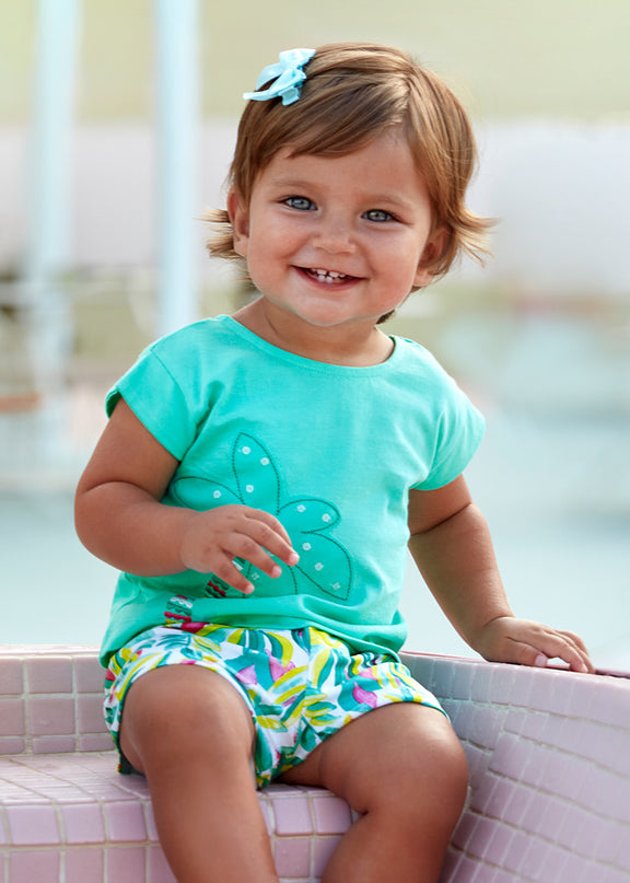 Completo short stampato - 1231