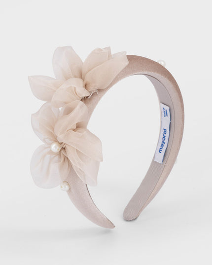 Cerchietto velluto fiori - 10314