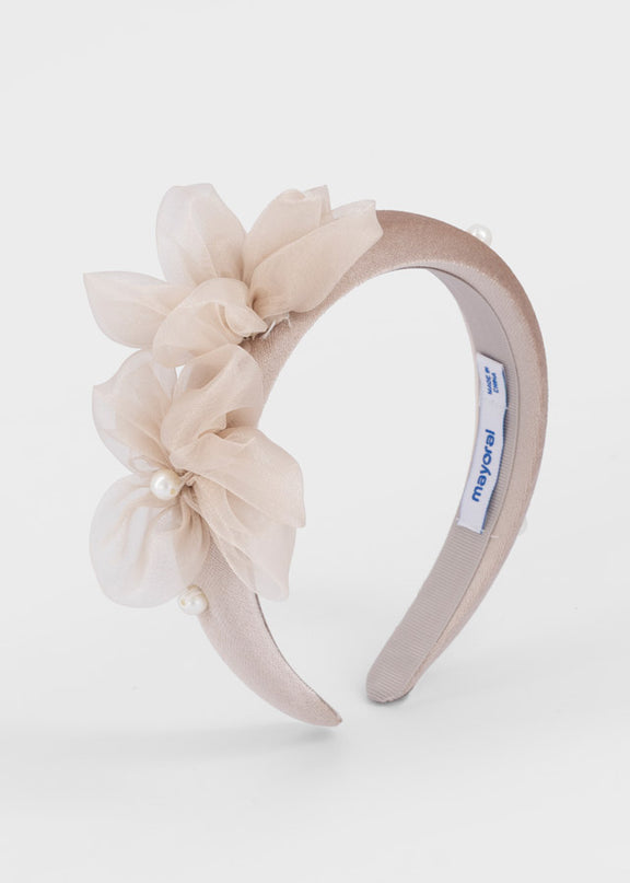 Cerchietto velluto fiori - 10314