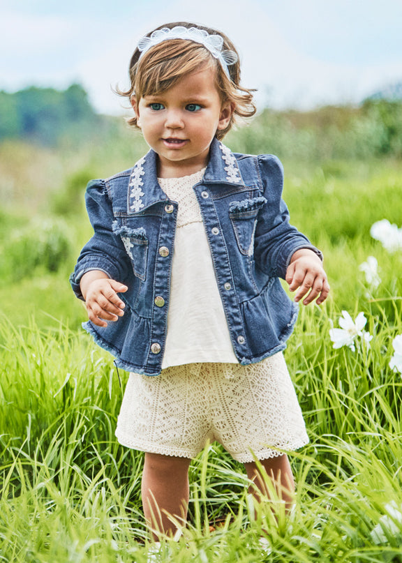 Completo bermuda combined guipure - 1235