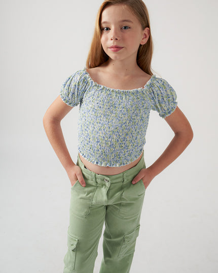 Blusa nido d'ape - 6104