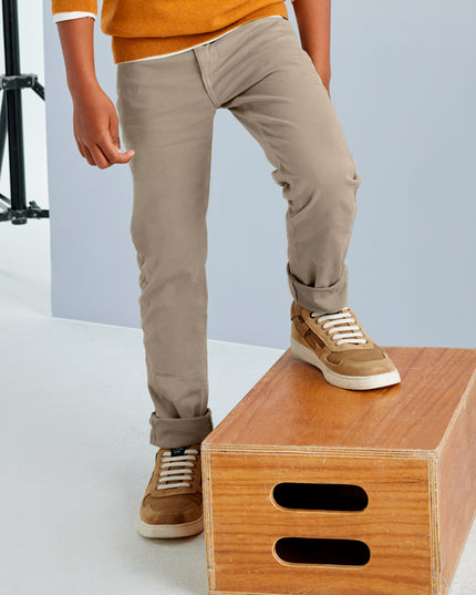 Pantalone 5 tasche slim fit basico - 582