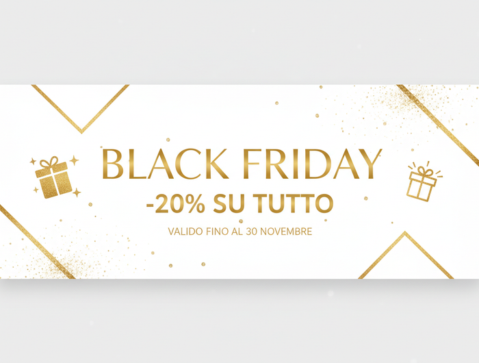 Banner Black Friday -20% Homepage