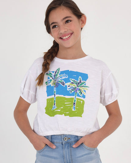 Maglietta manica corta flam - 6056