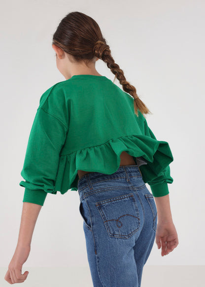 Pantalone cropped denim slouch - 6584