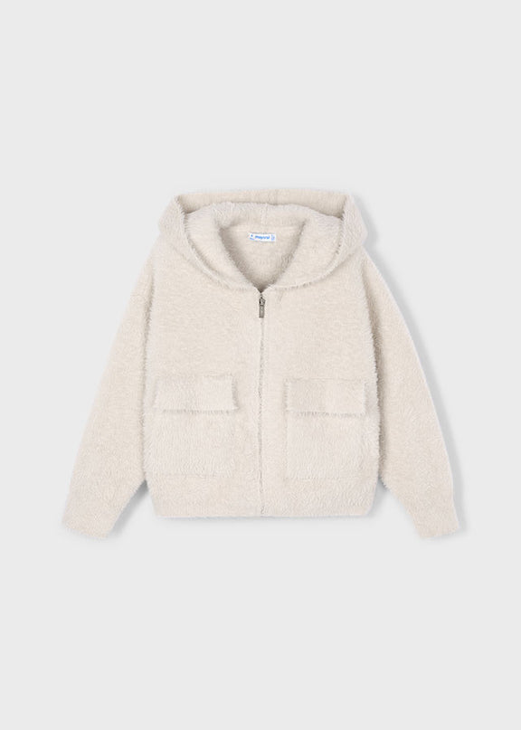 Felpa tricot con pelliccia - 4316