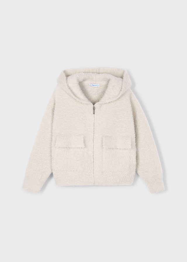 Felpa tricot con pelliccia - 4316