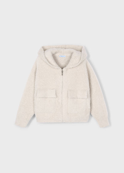 Felpa tricot con pelliccia - 4316